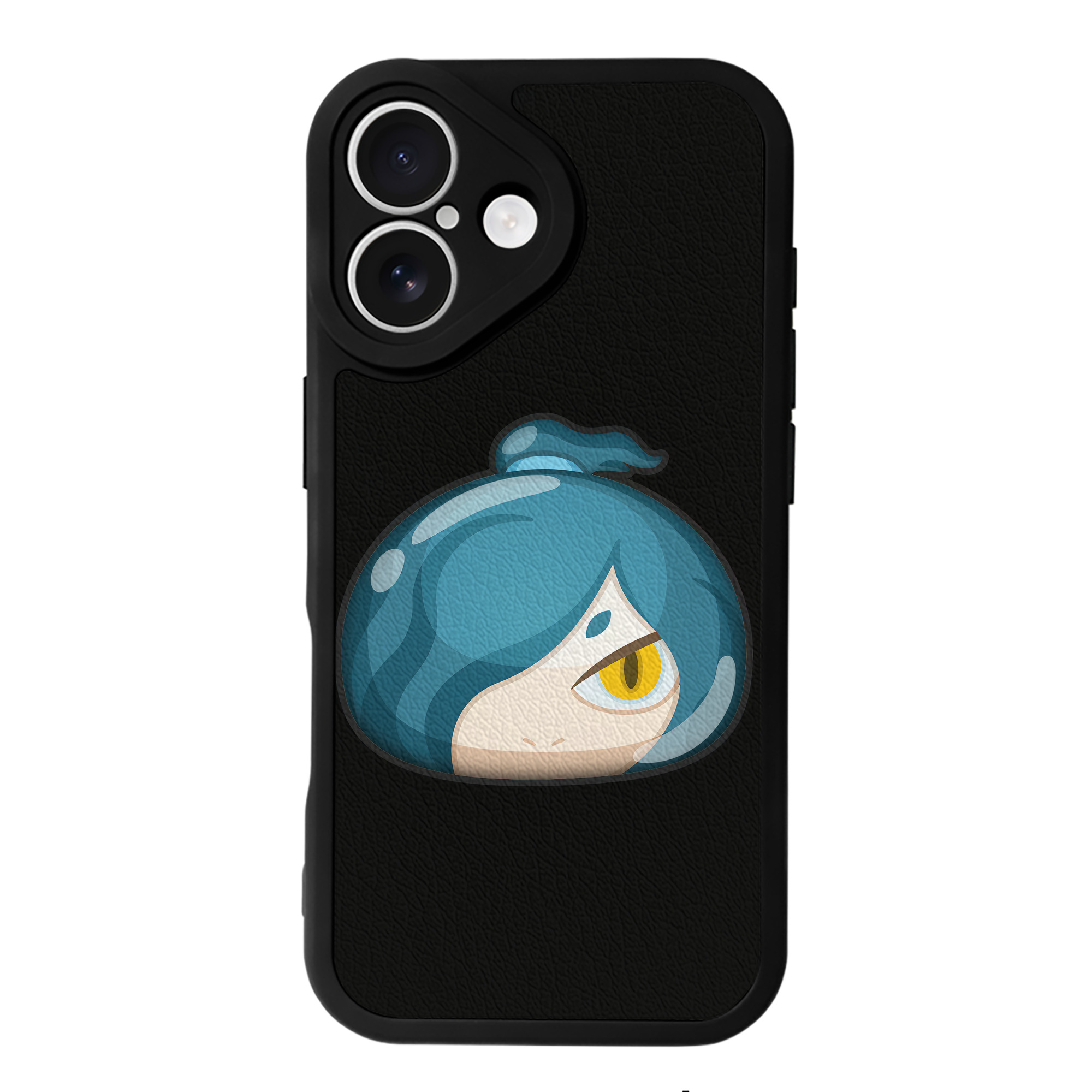 （画像用） 妖怪ウォッチ Yo-kai Watch 【iPhone 16シリーズ対応】シリコンスマホケース（レザー調） 材質：シリコン